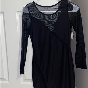 Sheer black dress